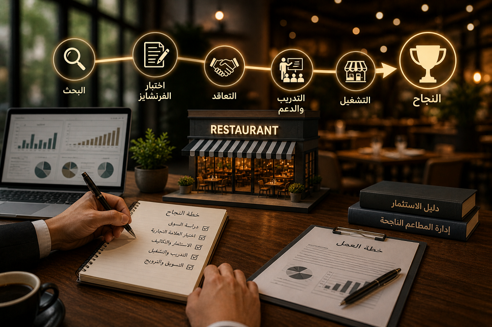 كيف أحصل على امتياز مطعم ناجح